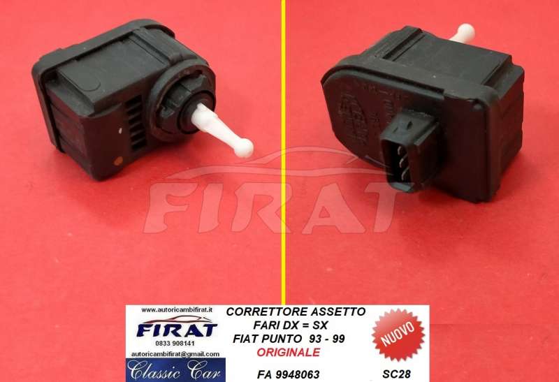CORRETTORE ASSETTO FARI FIAT PUNTO 93 - 99 (9948063)